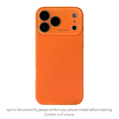 Burgundy High Quality Skin Feel Glass Lens Phone Case for Iphone 18 Pro Max 17 Air 17 Pro 17 16 15 14 13 12 Pro Max Shockproof Lens Protective Back Cover.Jn006