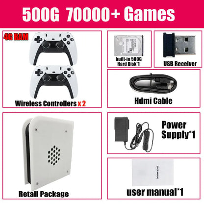 Upgraded M15 Pro Retro Gaming Console I3-3110M 4GB RAM 500GB/1T/2T HDD 4G RAM with Enhanced Cooling Fan