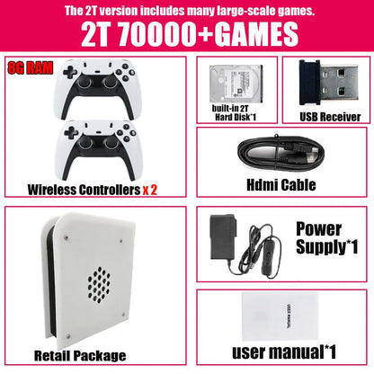 Upgraded M15 Pro Retro Gaming Console I3-3110M 4GB RAM 500GB/1T/2T HDD 4G RAM with Enhanced Cooling Fan